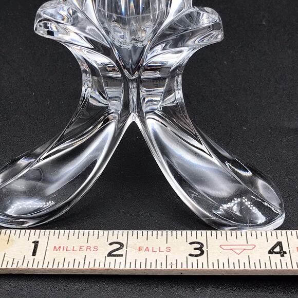 Vintage Cristal D’Arques Bandol Pattern Tri Foot Lead Crystal Bud Vase France - Picture 5 of 7
